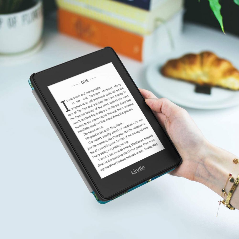 Futrola za Amazon Kindle Paperwhite 5inch, Techsuit, SmartCover, Crna