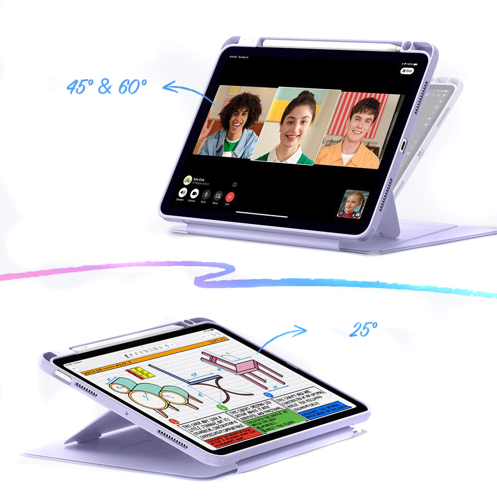 Futrola za Apple iPad Air 13 (2026) / Air 13 (2025) / Air 13 (2024), ESR, Flip Hybrid, Ljubičasta