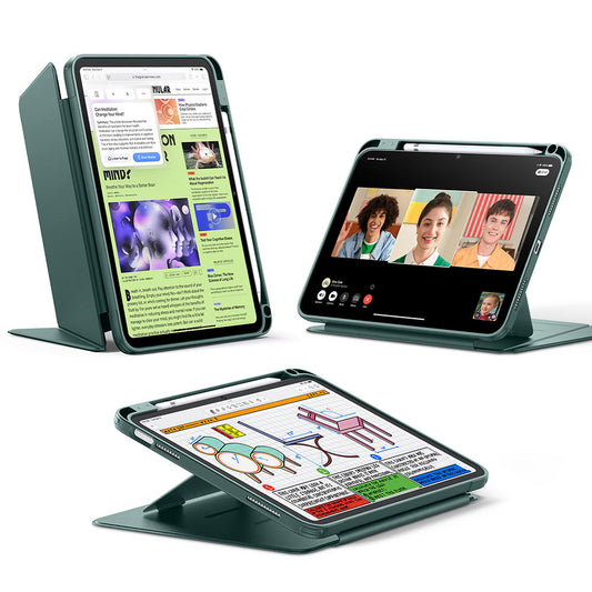 Futrola za Apple iPad (2025) / (2022), ESR, Flip Hybrid s držačem za olovku, Zelena