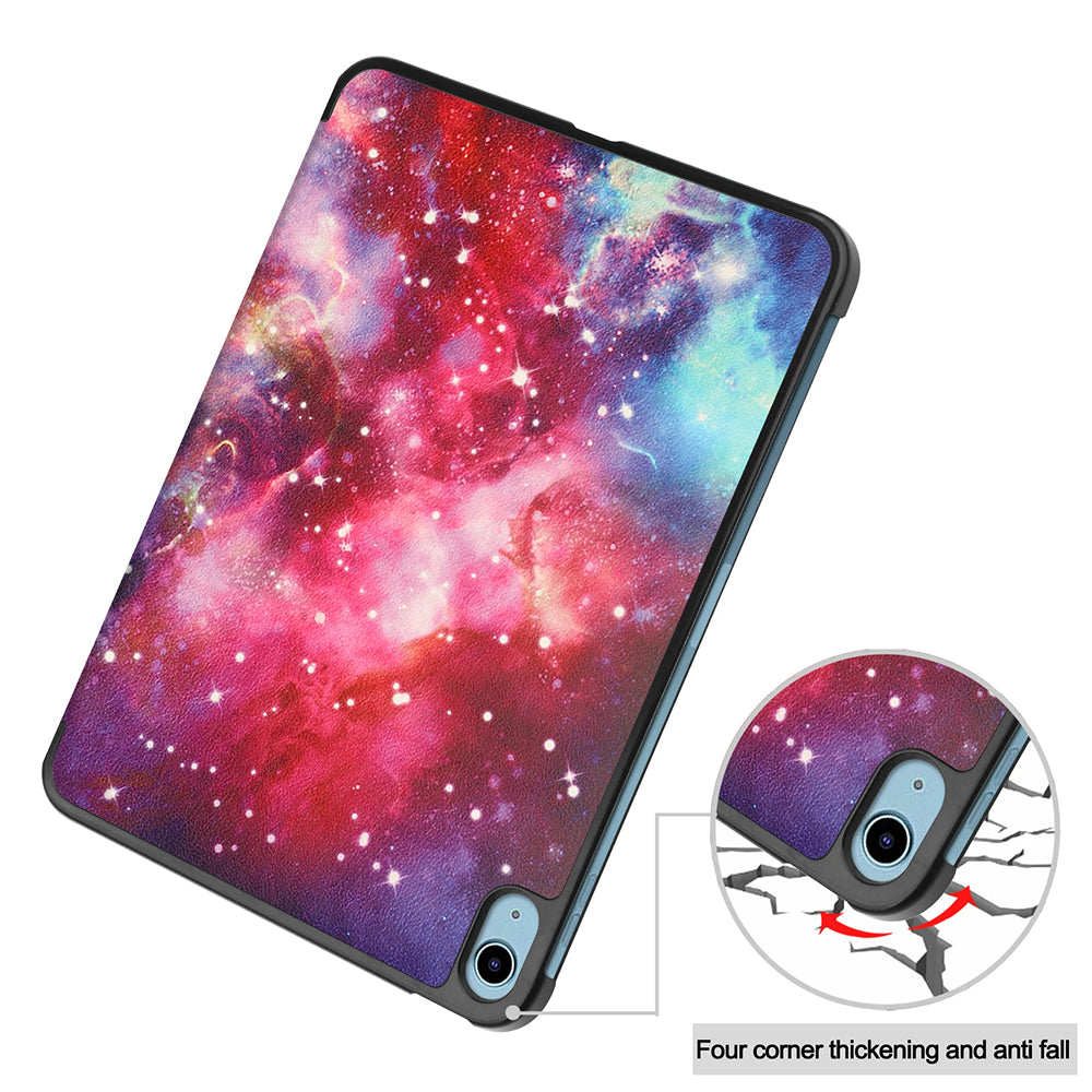 Futrola za Apple iPad (2025) / (2022), Techsuit, FoldPro Starry Night, Višebojna
