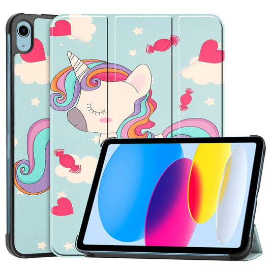Futrola za Apple iPad (2025) / (2022), Techsuit, FoldPro Unicorn, Višebojna