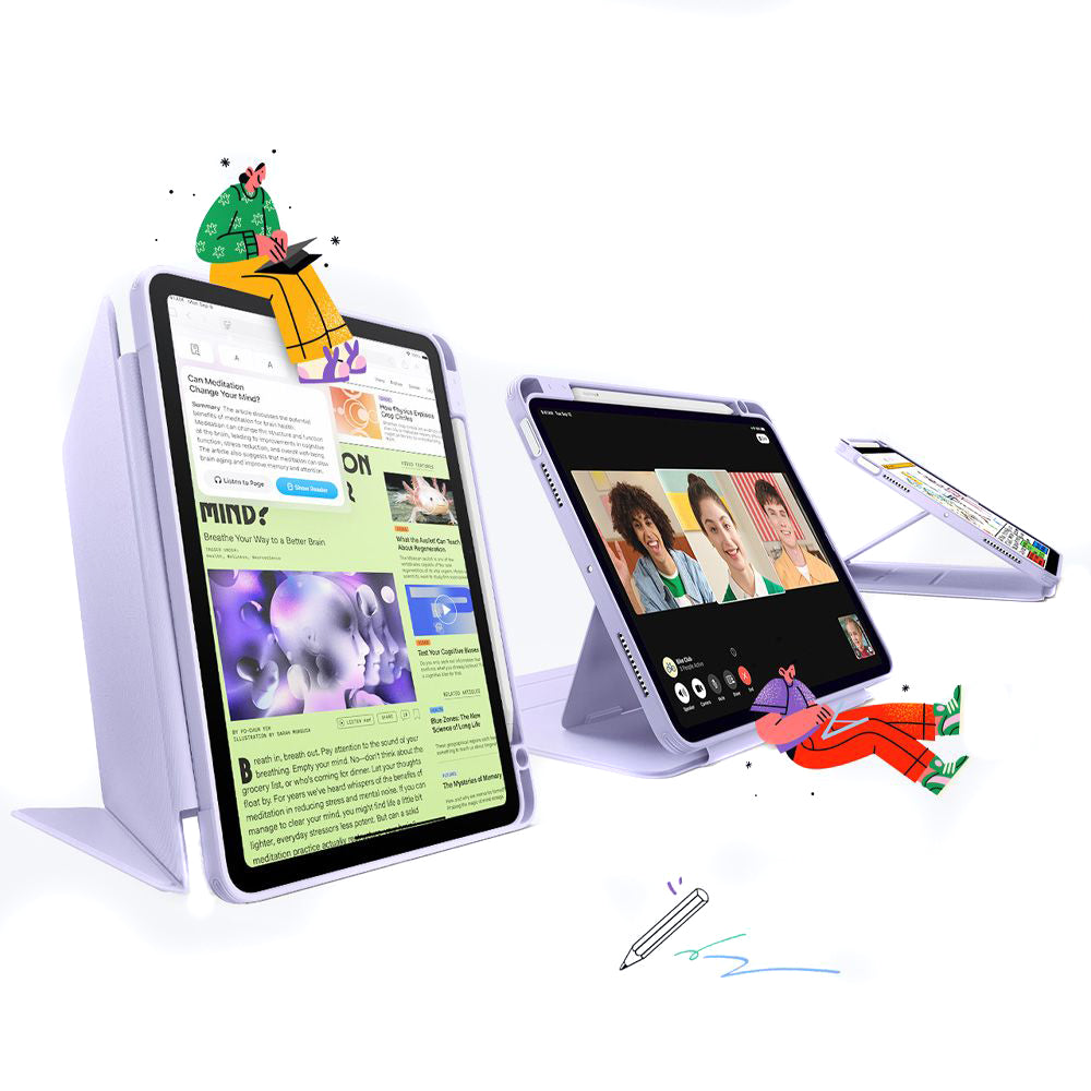 Futrola za Apple iPad Air 13 (2026) / Air 13 (2025) / Air 13 (2024), ESR, Flip Hybrid, Ljubičasta