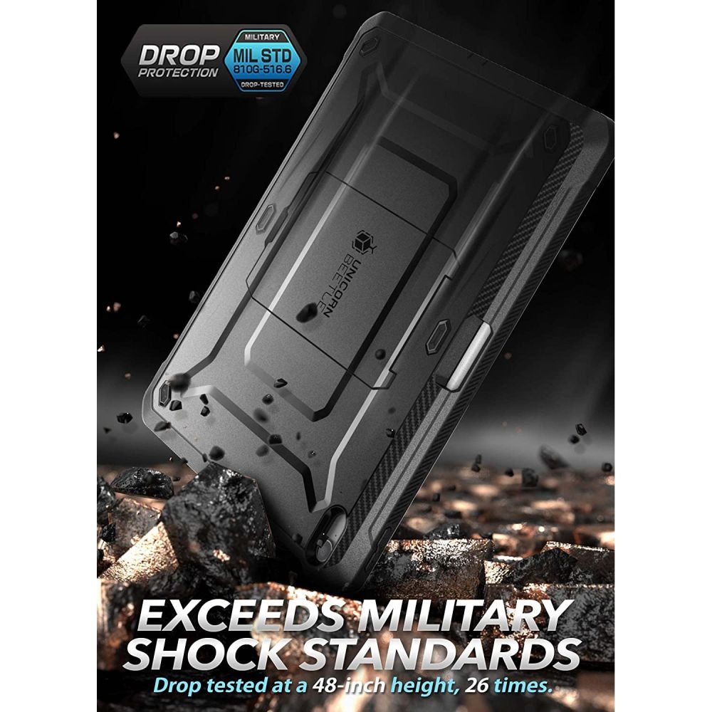 Futrola za Apple iPad (2025) / iPad (2022), Supcase, Unicorn Beetle Pro, Crna