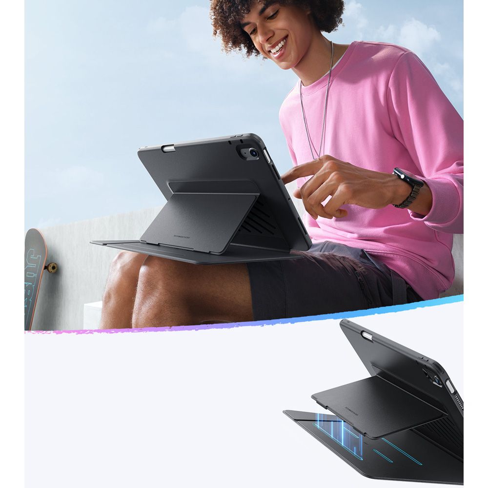 Futrola za Apple iPad Air 13 (2025) / Air 13 (2024), ESR, Flip Hybrid, Crna