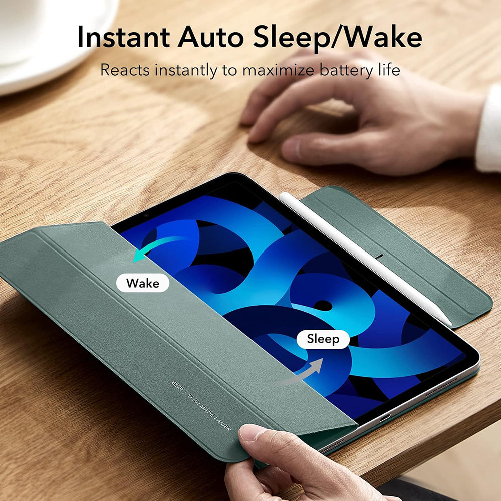 Futrola za Apple iPad Air 11 (2024) / Air (2022) / Air (2020) / Pro 11 (2018), ESR, Rebound, Zelena Saten