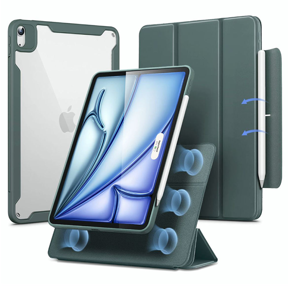 Futrola za Apple iPad Air 11 (2025) / Air 11 (2024) / Air (2022) / Air (2020), ESR, Rebound Hybrid, Zelena Satinirana