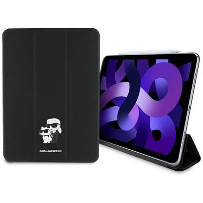 Futrola za Apple iPad Air 11 (2025) / Air 11 (2024), Karl Lagerfeld, Saffiano Karl & Choupette, Crna