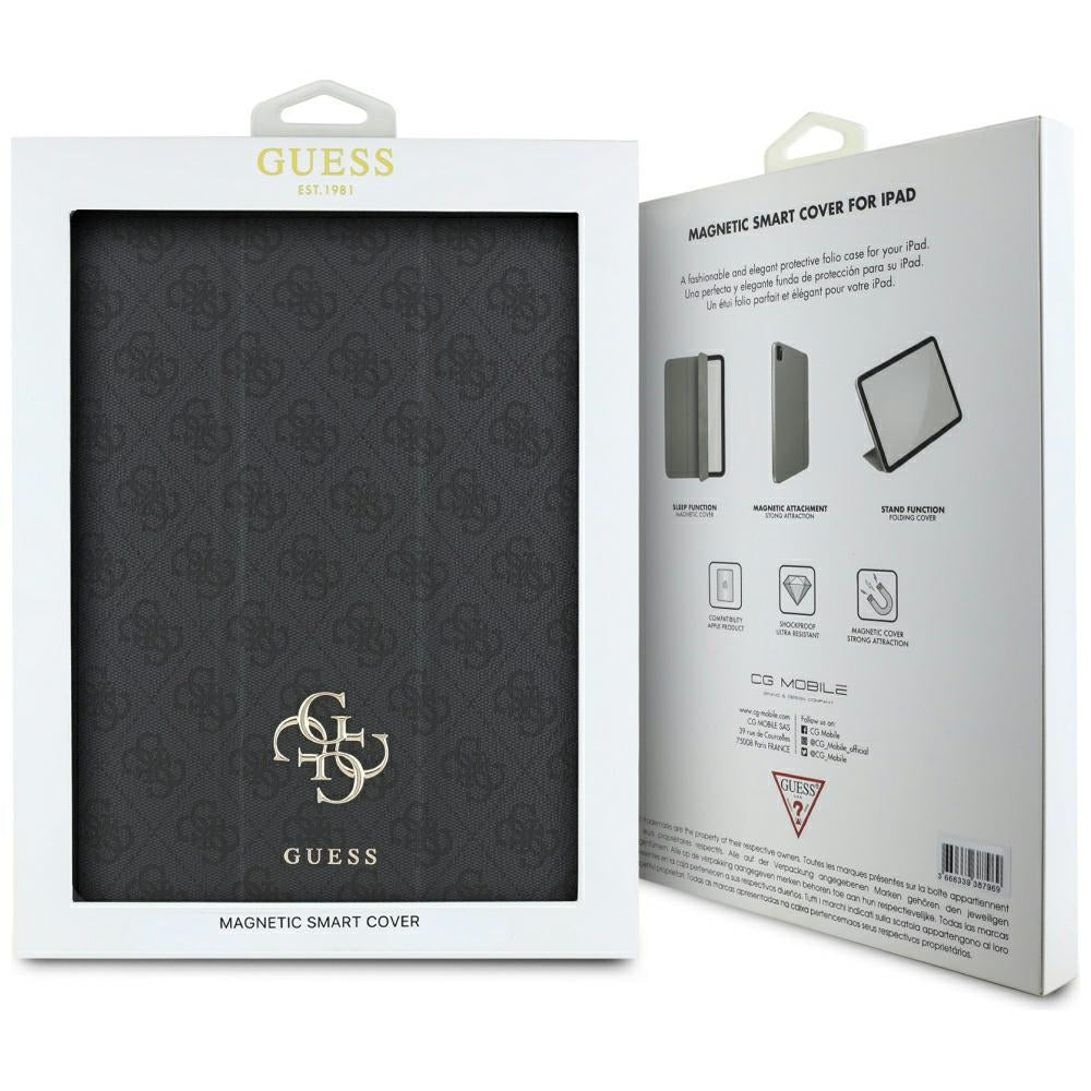 Futrola za Apple iPad Air 13 (2025) / Air 13 (2024), Guess, 4G Big Logo, Crna