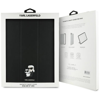 Futrola za Apple iPad Air 13 (2026) / Air 13 (2025) / Air 13 (2024), Karl Lagerfeld, Saffiano Karl & Choupette, Crna