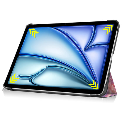 Maska za Apple iPad Air 13 (2026) / Air 13 (2025) / Air 13 (2024), Techsuit, FoldPro Galaxy, Višebojna