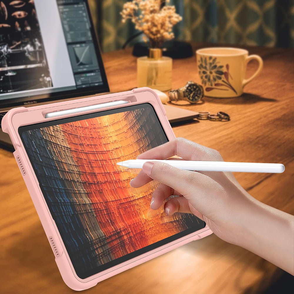 Futrola za Apple iPad Air 13 (2026) / Air 13 (2025) / Air 13 (2024), Techsuit, Rugged TabShell, Roza