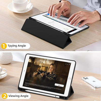 Futrola za Apple iPad Air (2019) / Pro 10.5 (2017), Techsuit, Flex Trifold, Crna