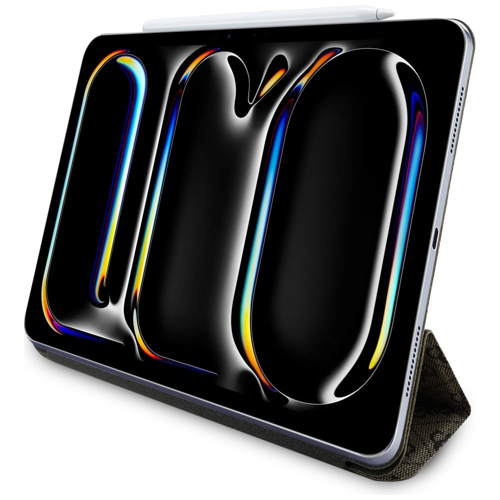 Futrola za Apple iPad Pro 11 (2024), Guess, 4G Big Logo, Smeđa