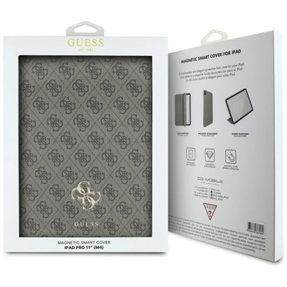 Futrola za Apple iPad Pro 11 (2024), Guess, 4G Big Logo, Smeđa