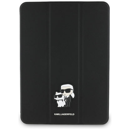 Futrola za Apple iPad Pro 11 (2024), Karl Lagerfeld, Saffiano Karl & Choupette, Crna