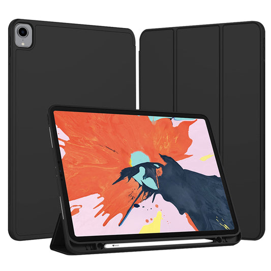 Futrola za Apple iPad Pro 12.9 (2022) / Pro 12.9 (2021) / Pro 12.9 (2020) / Pro 12.9 (2018), Techsuit, Flex Trifold, Crna