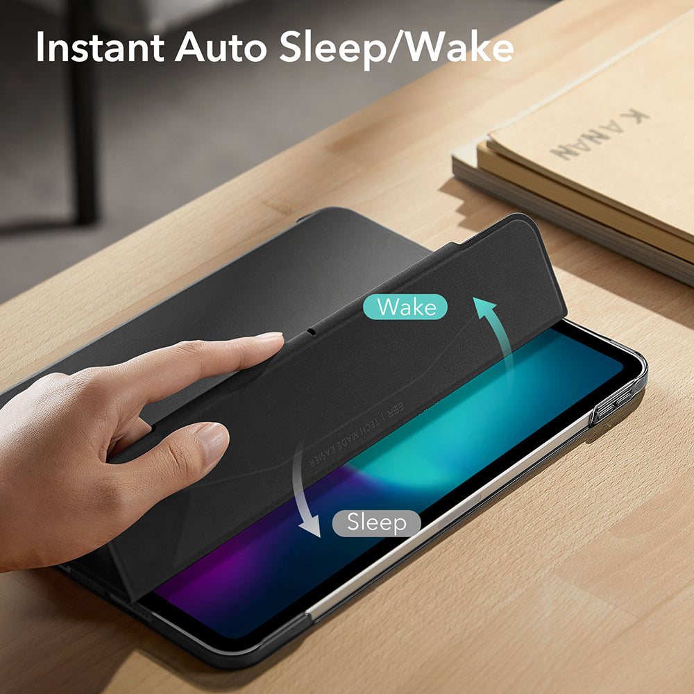 Futrola za Apple iPad Pro 13 (2024), ESR, Ascend Trifold, Crna Satinirana