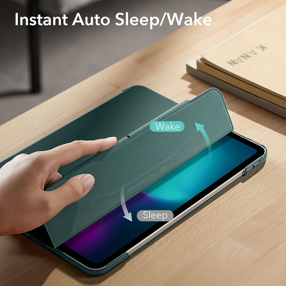 Futrola za Apple iPad Pro 13 (2024), ESR, Ascend Trifold, Zelena Satinirana