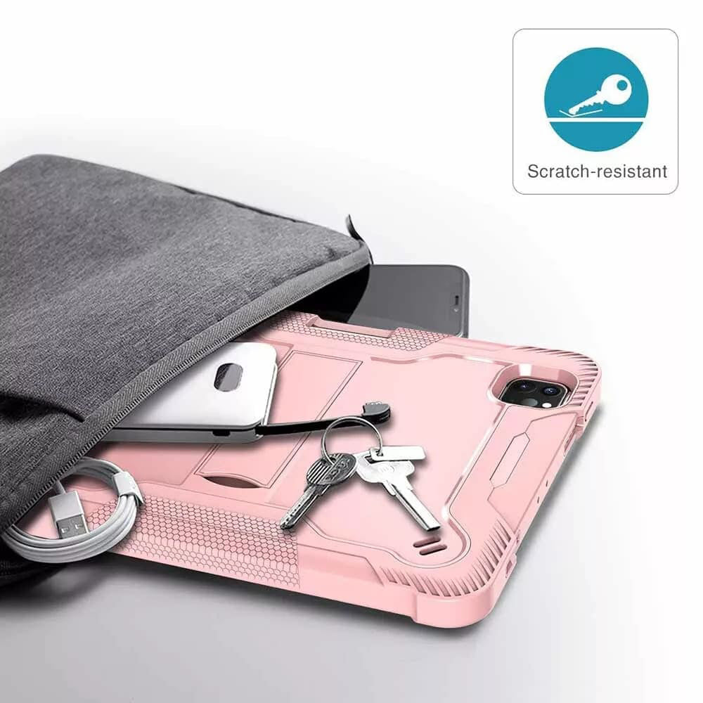 Futrola za Apple iPad Pro 13 (2024), Techsuit, Rugged TabShell, Roza
