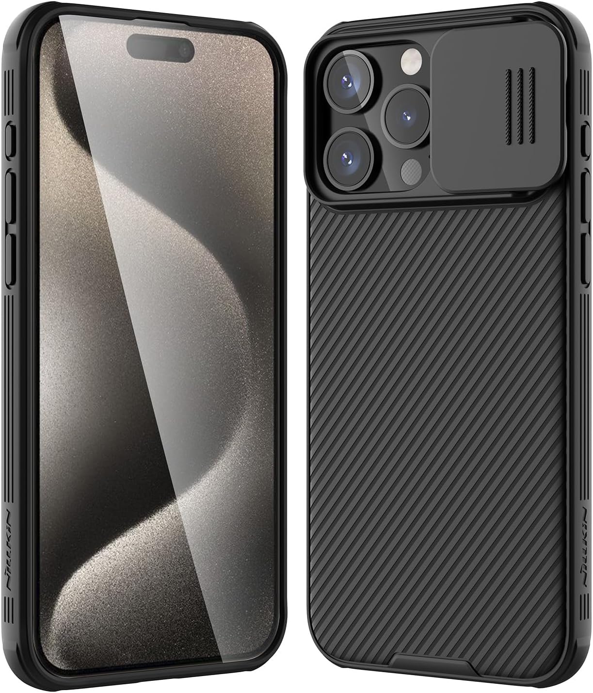 Futrola za Apple iPhone 16 Pro, Nillkin, CamShield Pro, Crna