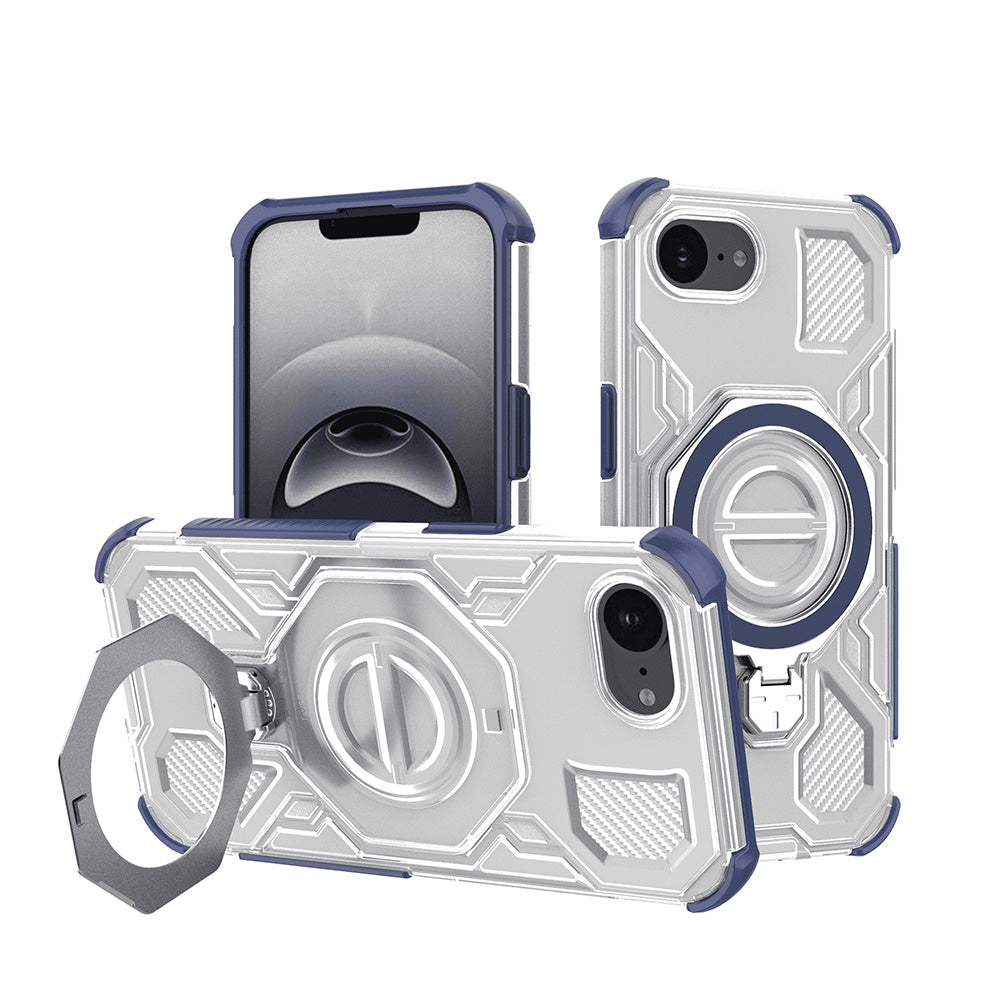 Maska za Apple iPhone 17e / 16e, Techsuit, Carbon Shield Pro, Plava