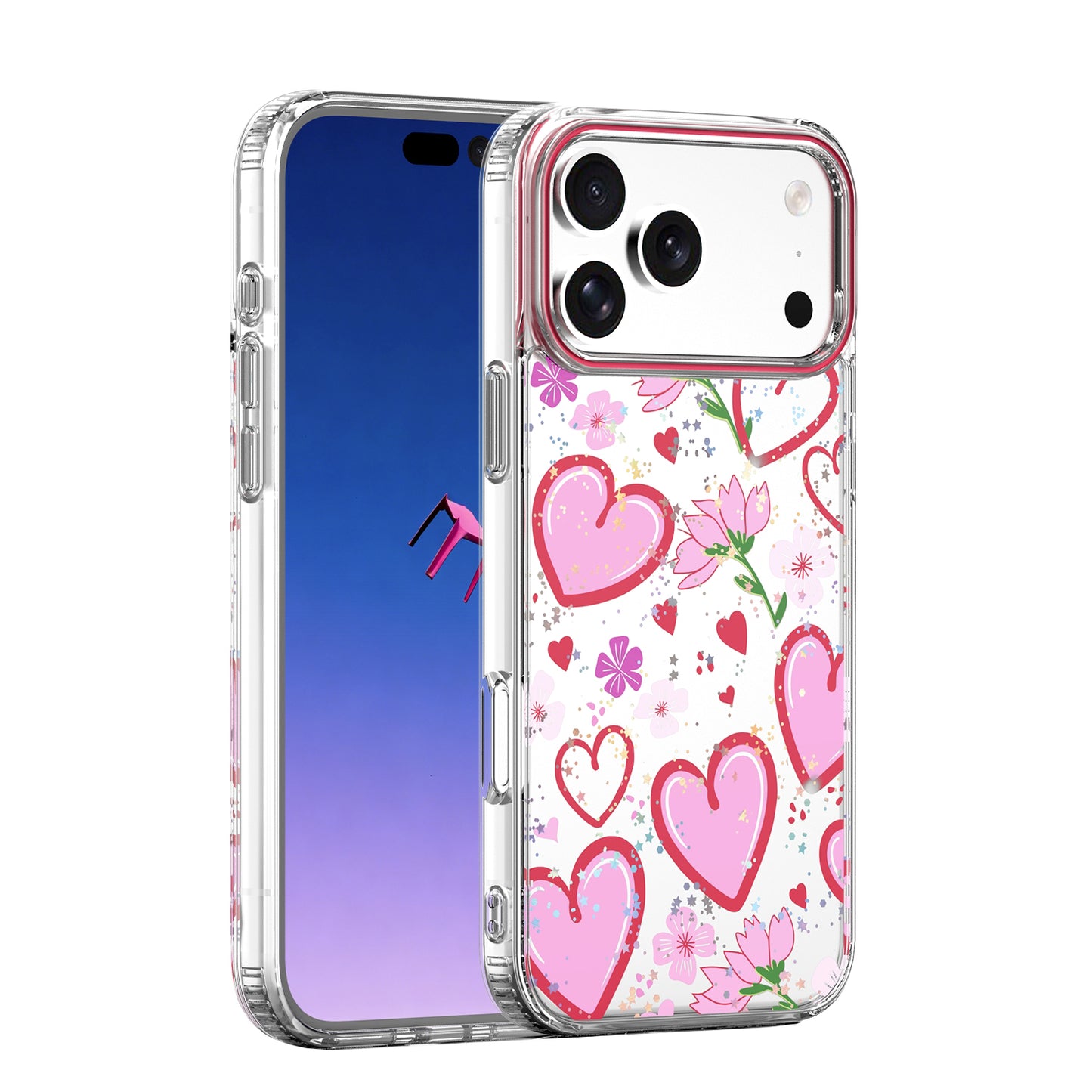 Maska za Apple iPhone 14 Pro, OEM, Ultra Trendy Love 1, Višebojna