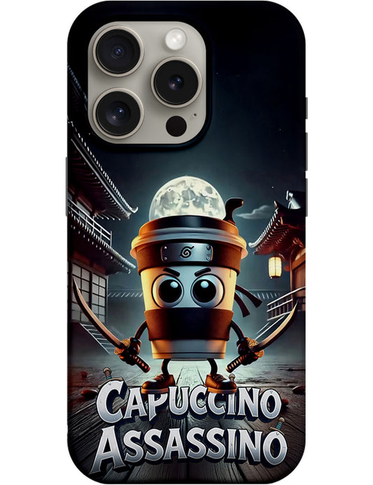 Maska za Apple iPhone 14 Pro, Perfect Case, Italian Brainrot Capuccino Assassino, Višebojna