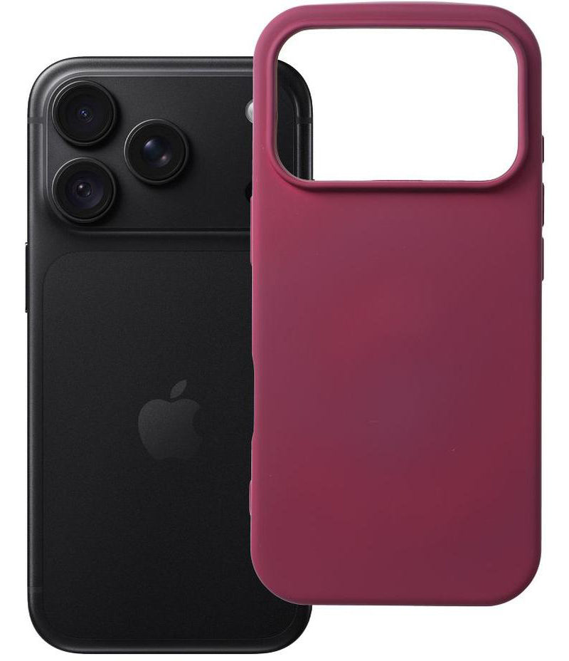 Maska za Apple iPhone 18 Pro / iPhone 17 Pro, OEM, silikonska, bordo crvena