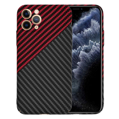 Maska za Apple iPhone 11 Pro, Techsuit, Carbonite FiberShell, Crno Crvena