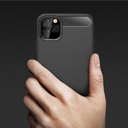 Maska za Apple iPhone 11, Techsuit, Karbon, Crna