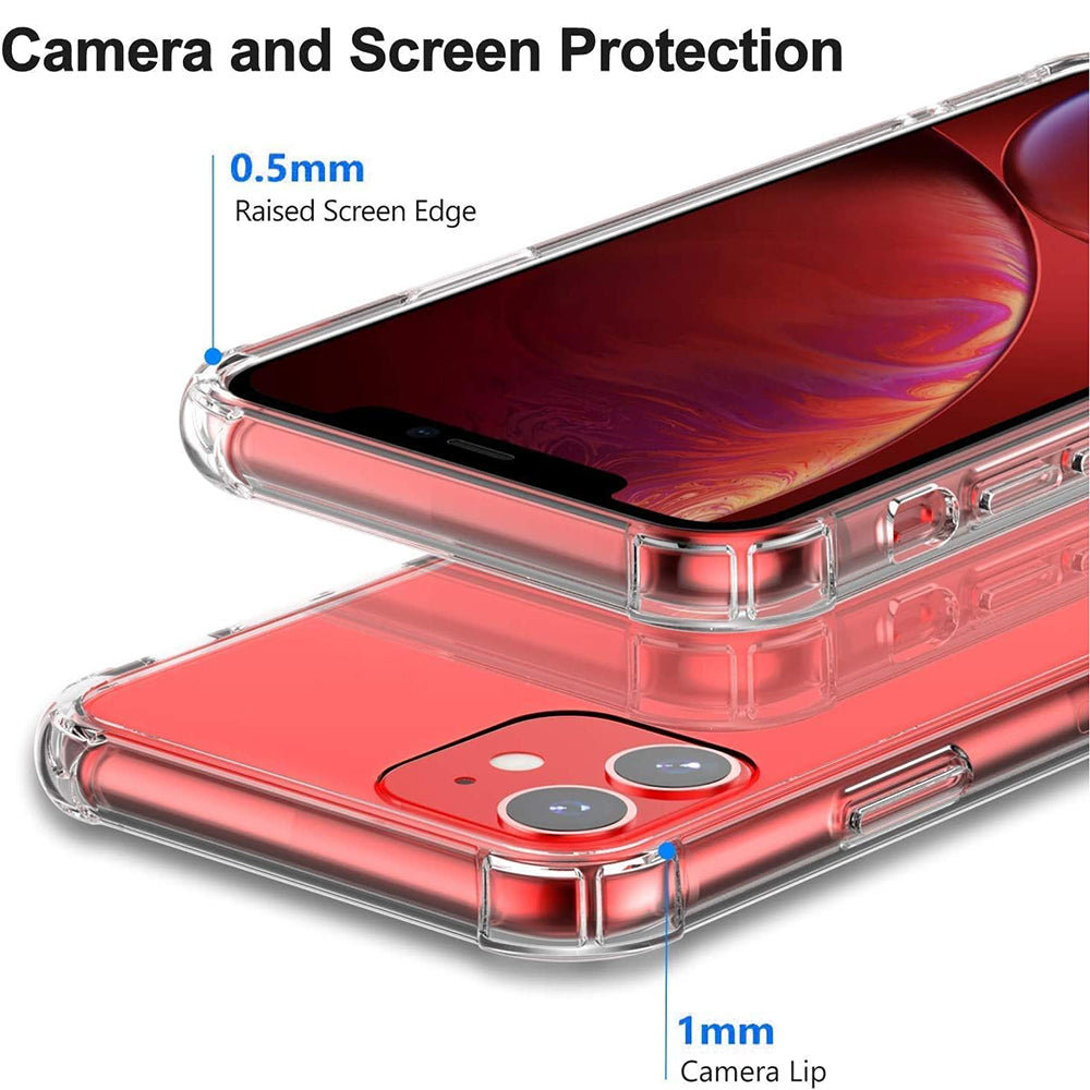 Maska za Apple iPhone 11, Techsuit, Shockproof Clear, Prozirna