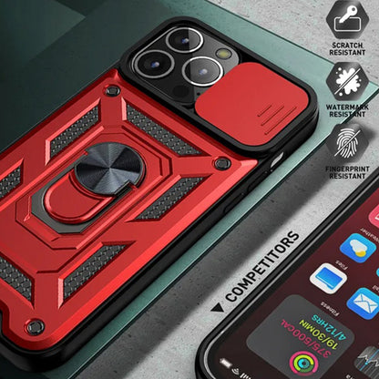 Maska za Apple iPhone 12 / 12 Pro, Techsuit, CamShield, Crna