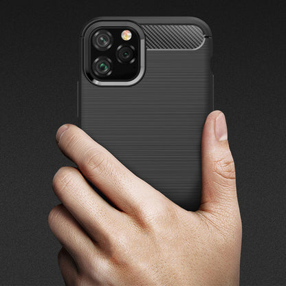 Maska za Apple iPhone 12 Pro Max, Techsuit, Karbon, Crna