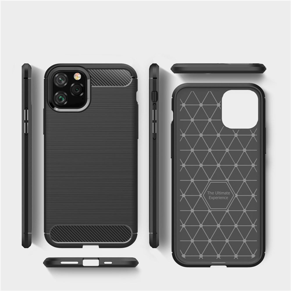Maska za Apple iPhone 12 Pro Max, Techsuit, Karbon, Crna