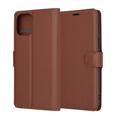Futrola za Apple iPhone 12 Pro Max, Techsuit, Leather Folio, Smeđa