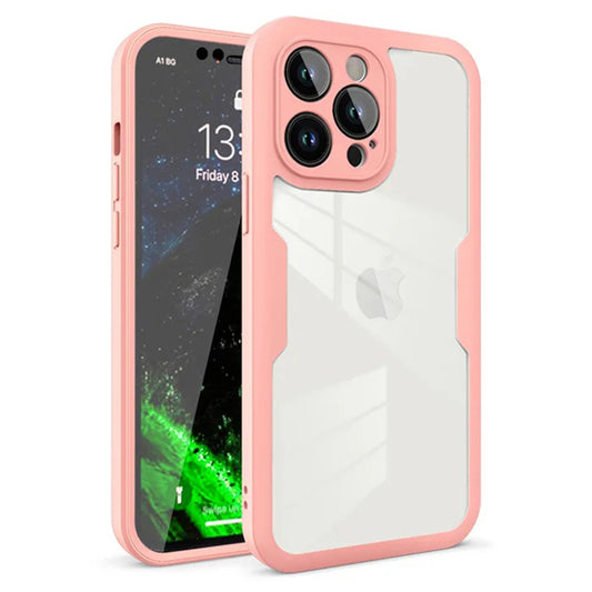 Maska za Apple iPhone 12 Pro, Techsuit, ColorVerse 360, Roza