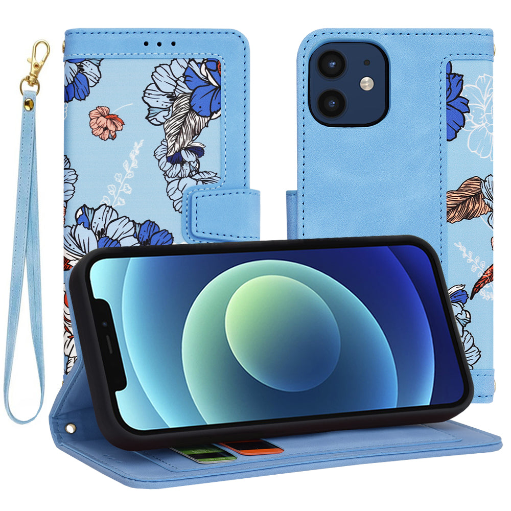 Maska za Apple iPhone 12 / 12 Pro, Techsuit, FlipCraft, Plava