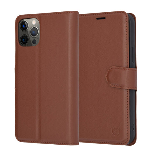 Futrola za Apple iPhone 12 Pro, Techsuit, Leather Folio, Smeđa