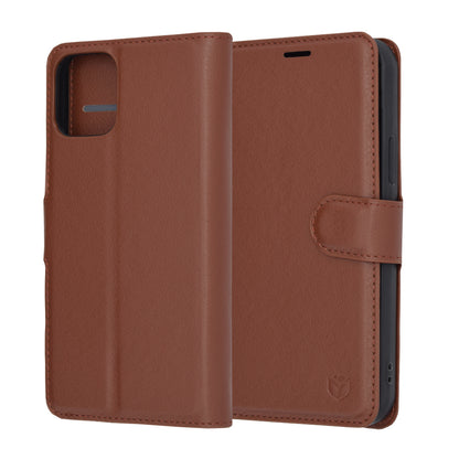 Futrola za Apple iPhone 12 Pro, Techsuit, Leather Folio, Smeđa