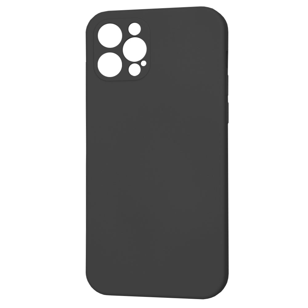 Maska za Apple iPhone 12 Pro, Techsuit, SoftFlex, Crna