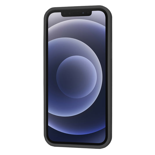 Maska za Apple iPhone 12, Techsuit, SoftFlex, Crna
