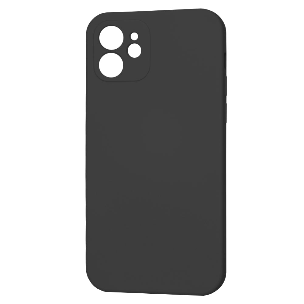 Maska za Apple iPhone 12, Techsuit, SoftFlex, Crna