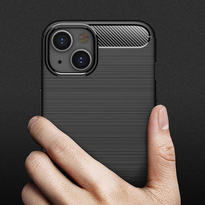 Maska za Apple iPhone 13 mini, Techsuit, Karbon, Crna