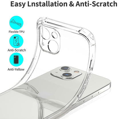 Maska za Apple iPhone 13 mini, Techsuit, Shockproof Clear, Prozirna