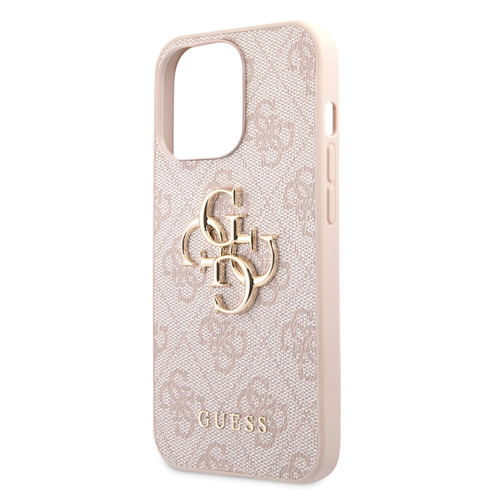 Futrola za Apple iPhone 13 Pro, Guess, 4G Metal Logo, Roza
