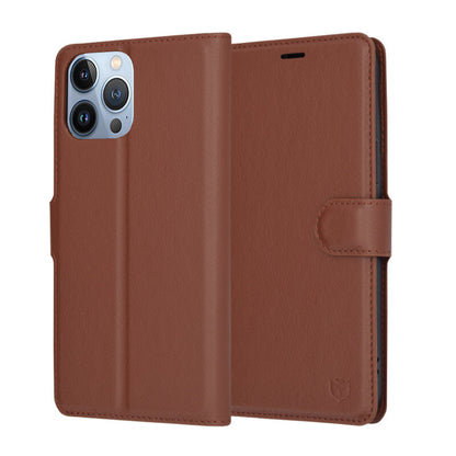 Futrola za Apple iPhone 13 Pro Max, Techsuit, Leather Folio, Smeđa