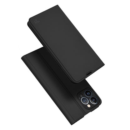 Maska za Apple iPhone 13 Pro Max, Techsuit, Magskin Book, Crna