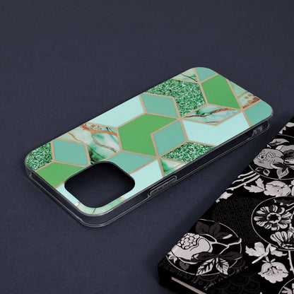 Maska za Apple iPhone 13 Pro Max, Techsuit, Mramor, Zelena
