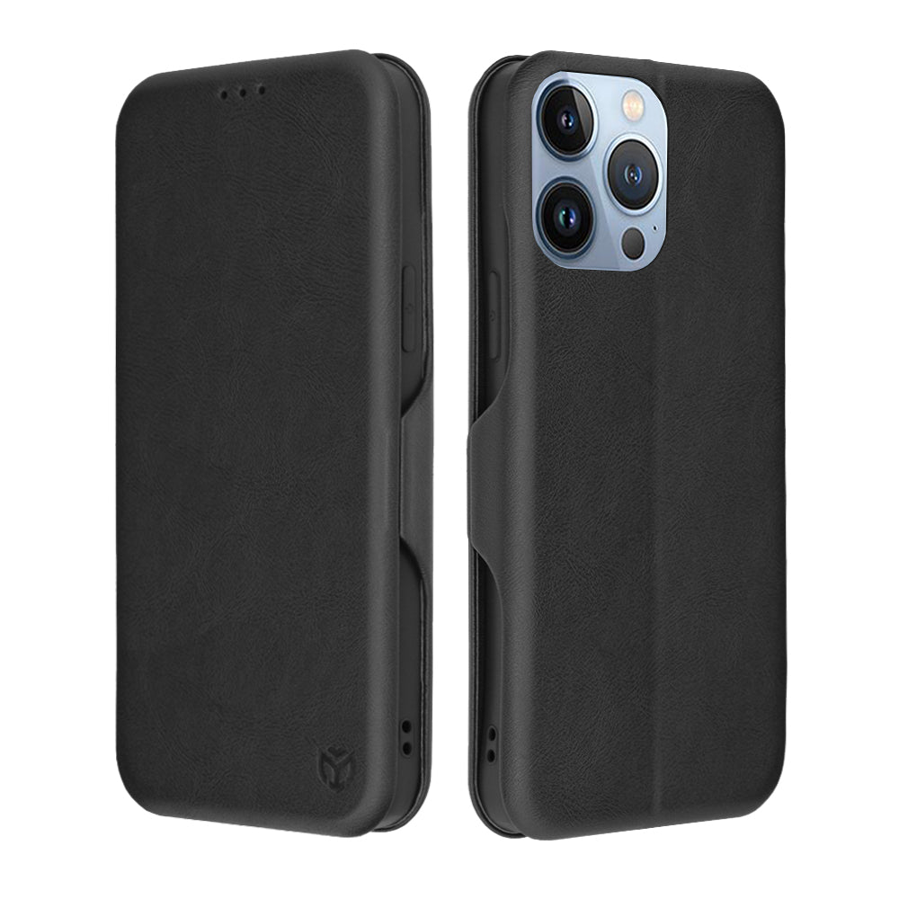 Maska za Apple iPhone 13 Pro Max, Techsuit, Safe Wallet Plus, Crna