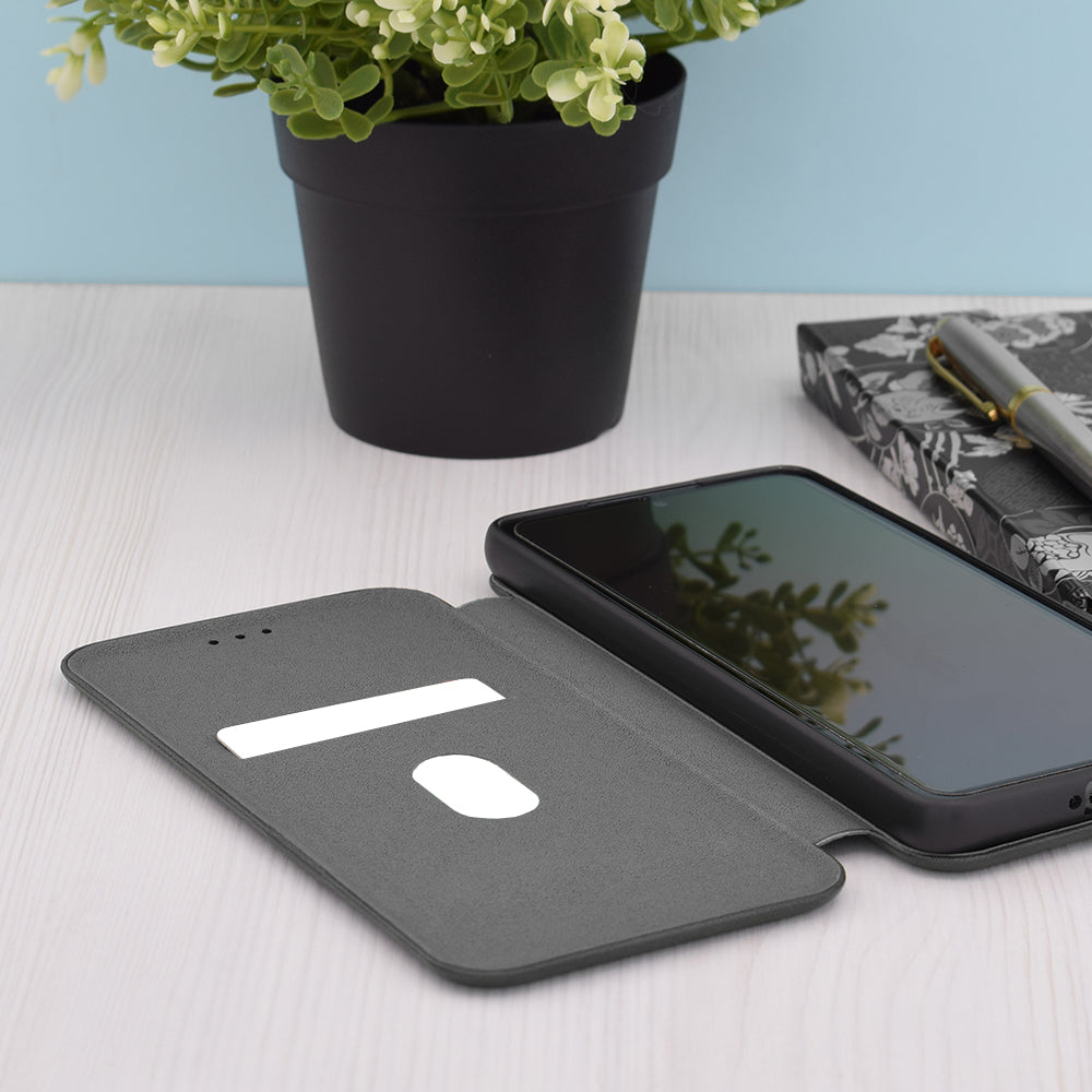 Maska za Apple iPhone 13 Pro Max, Techsuit, Safe Wallet Plus, Crna
